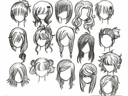 Аниме причёски женские