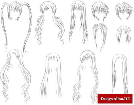 Волосы для распечатки