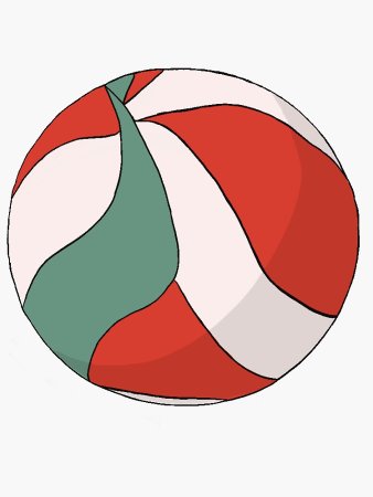 Волейбольный мяч из аниме