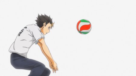 Тобио Кагеяма волейбол с мячом
