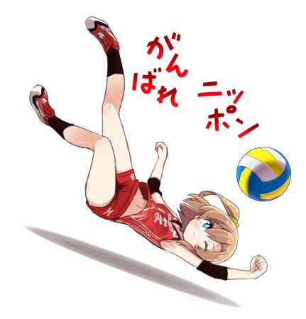 Хината шоё с мячом