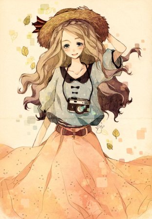 Девочка в стиле арт