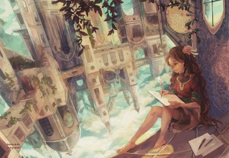 Писательница арт