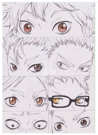 Haikyuu глаза