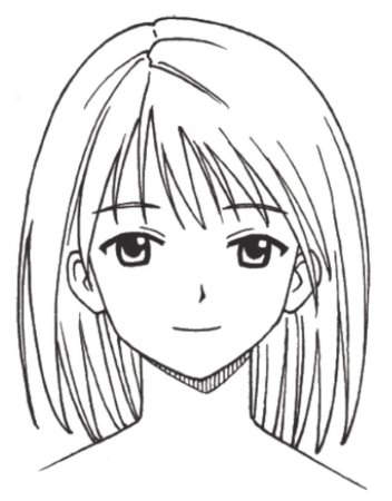 Аниме лицо девушки