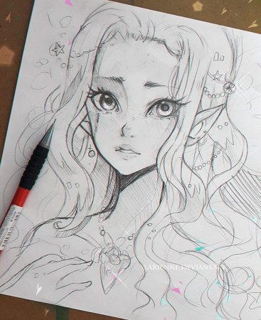 Сложные рисунки аниме