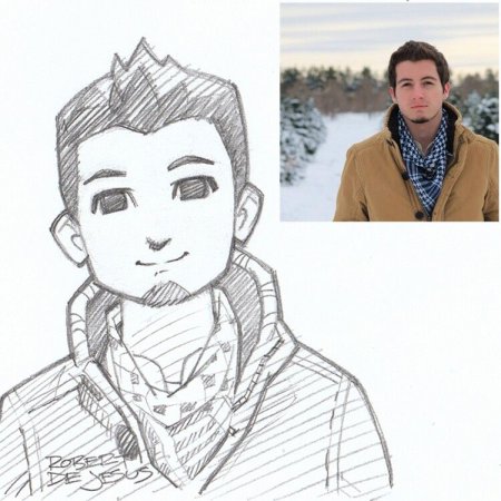 Robert DEJESUS портреты мужчин