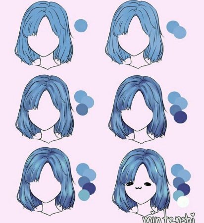 Аниме причёски для девушек