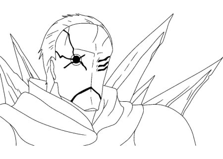 Токийский гуль раскраска