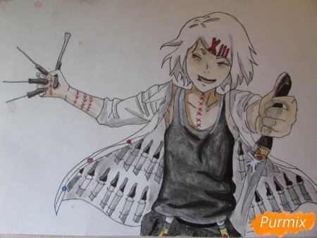 Токийский гуль для срисовки Джузо