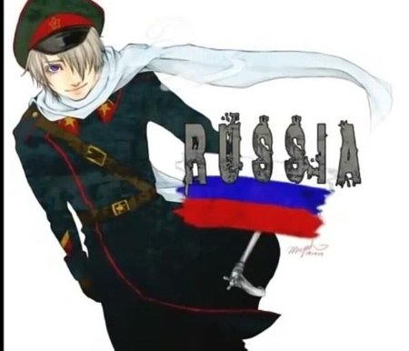 Россия в аниме стиле