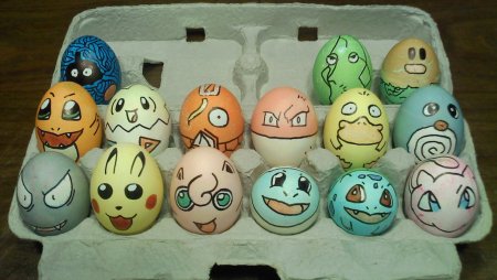 Прикольные пасхальные яйца