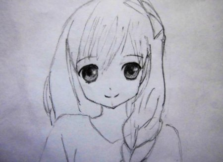 Поэтапное рисование аниме