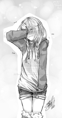 Рисунки для срисовки для подростков грустные