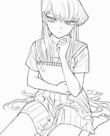 Коми Сан раскраска