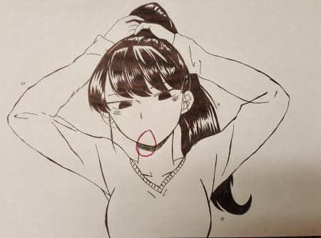 Коми для срисовки аниме