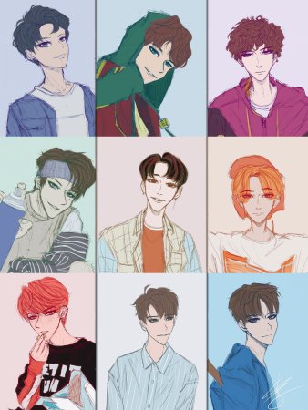 Арты в стиле инди КИД