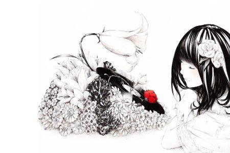 Черно белый арт