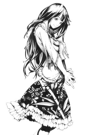 Черно белый арт