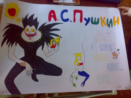 Плакат на тему аниме