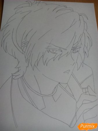 Раскраска аниме Аято и Юи