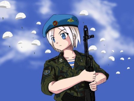 Аниме солдат России