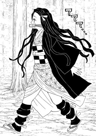 Клинок рассекающий демонов Манга Незуко