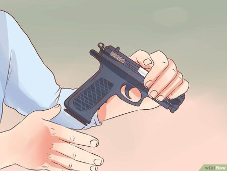Держание пистолета