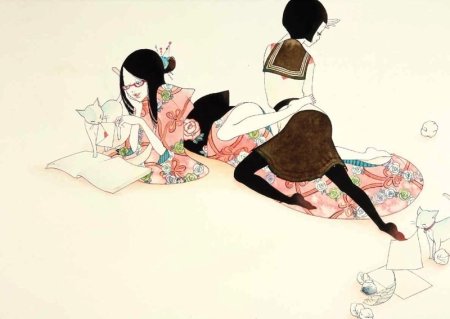 Японские иллюстрации современные