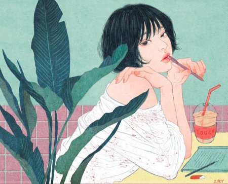 Корейская художница Zipcy