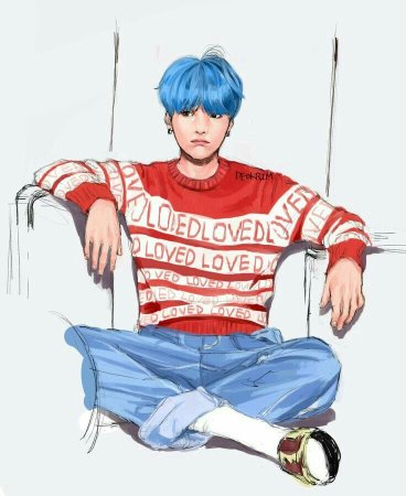 Шуга из BTS арт