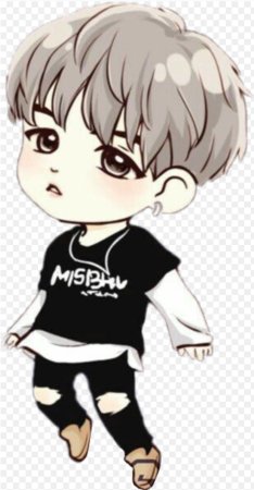 BTS чибики Юнги