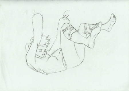 Позы падущего человека