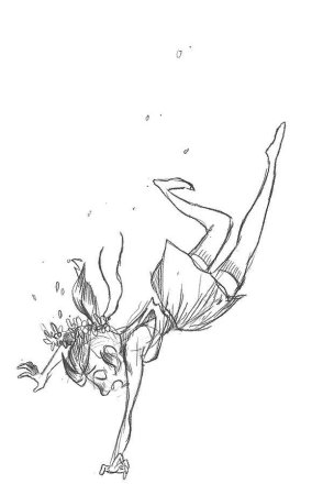 Позы для рисования падение