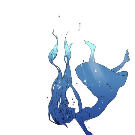 Человек тонет референс