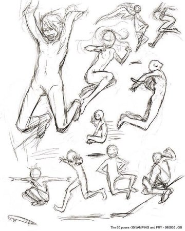 Скетч тело в движении