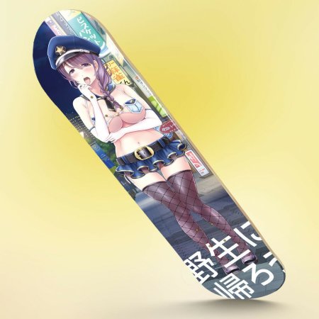 Скейтборд с принтом