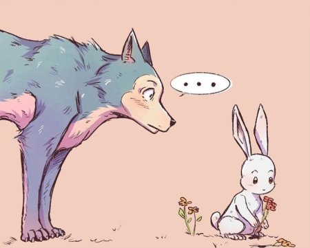 Аниме про кролика и волка