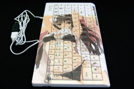 Клавиатура с рисунком аниме (42 фото)