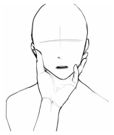 Манекен лица для рисования