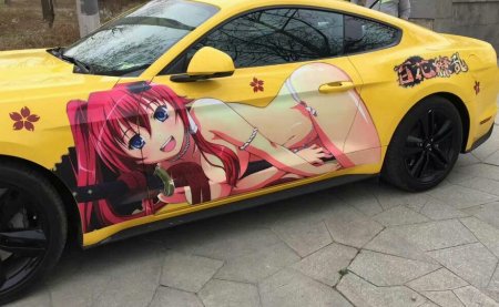 Аниме винил на авто