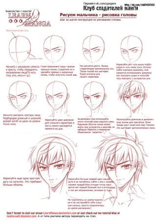 Уроки рисования аниме парней