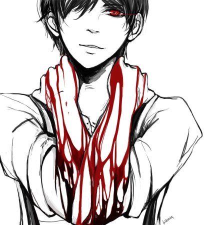 Эрен Йегер черно белый