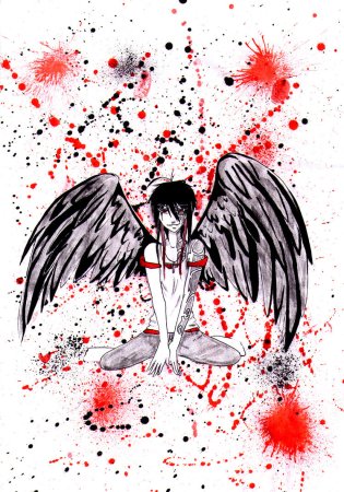 Картинки аниме парней психов