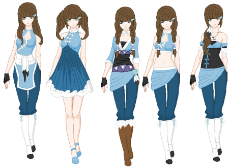 Аниме аутфиты