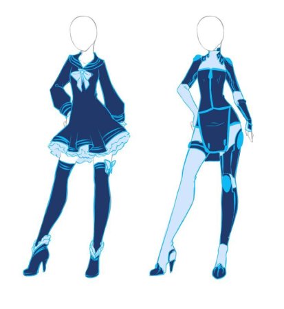 Аниме костюмы для девушек