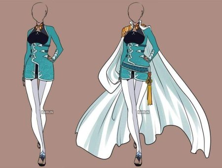 Одежда Геншин референс