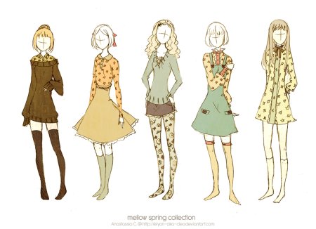 Повседневные Наряды для персонажей