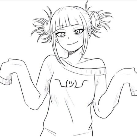 Himiko toga в карандаше
