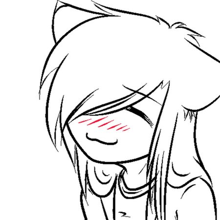 Рисунки для срисовки няшки